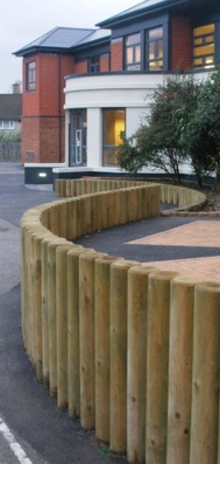 Timber fencing